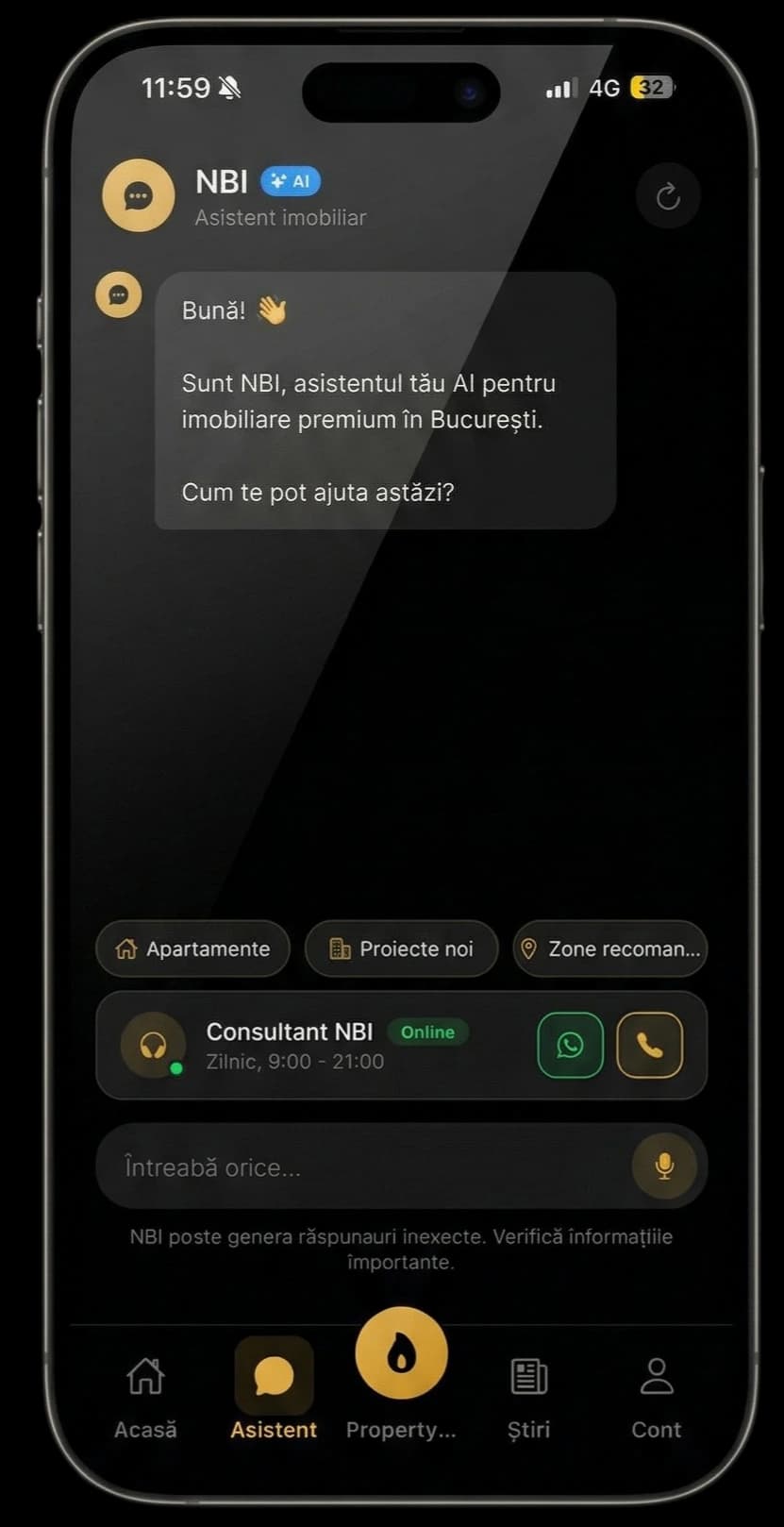 Asistent imobiliar AI
